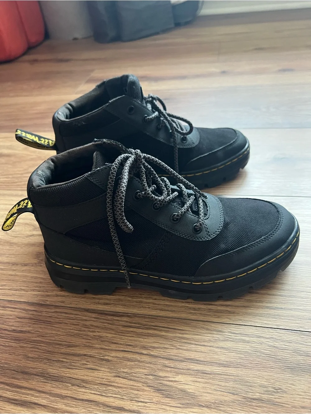 Dr. Martens Bonny Tech Black Extra Tough Boots US Men 7 Women 8 EU 39